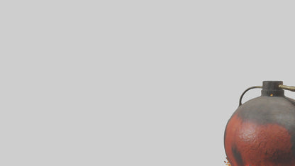 3D model Fire Bomb model VR / AR / low-poly