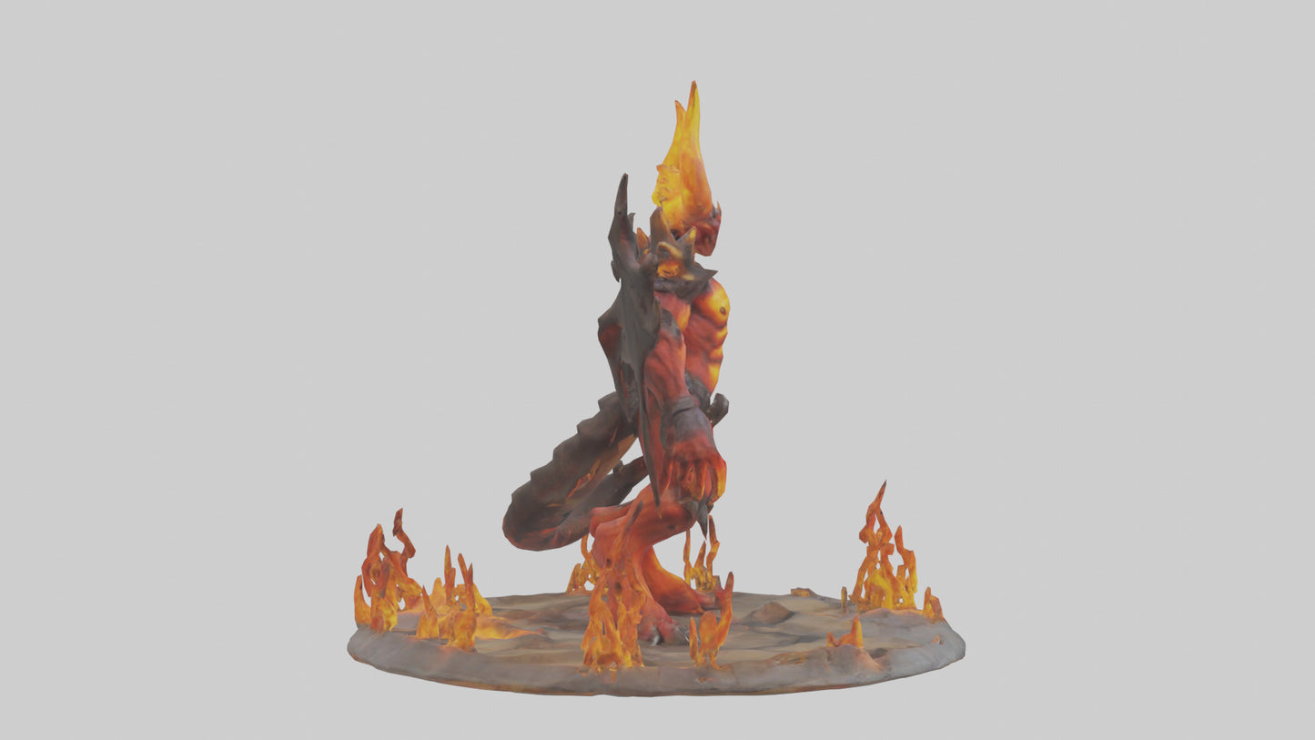 Fire Demon King model 3D model