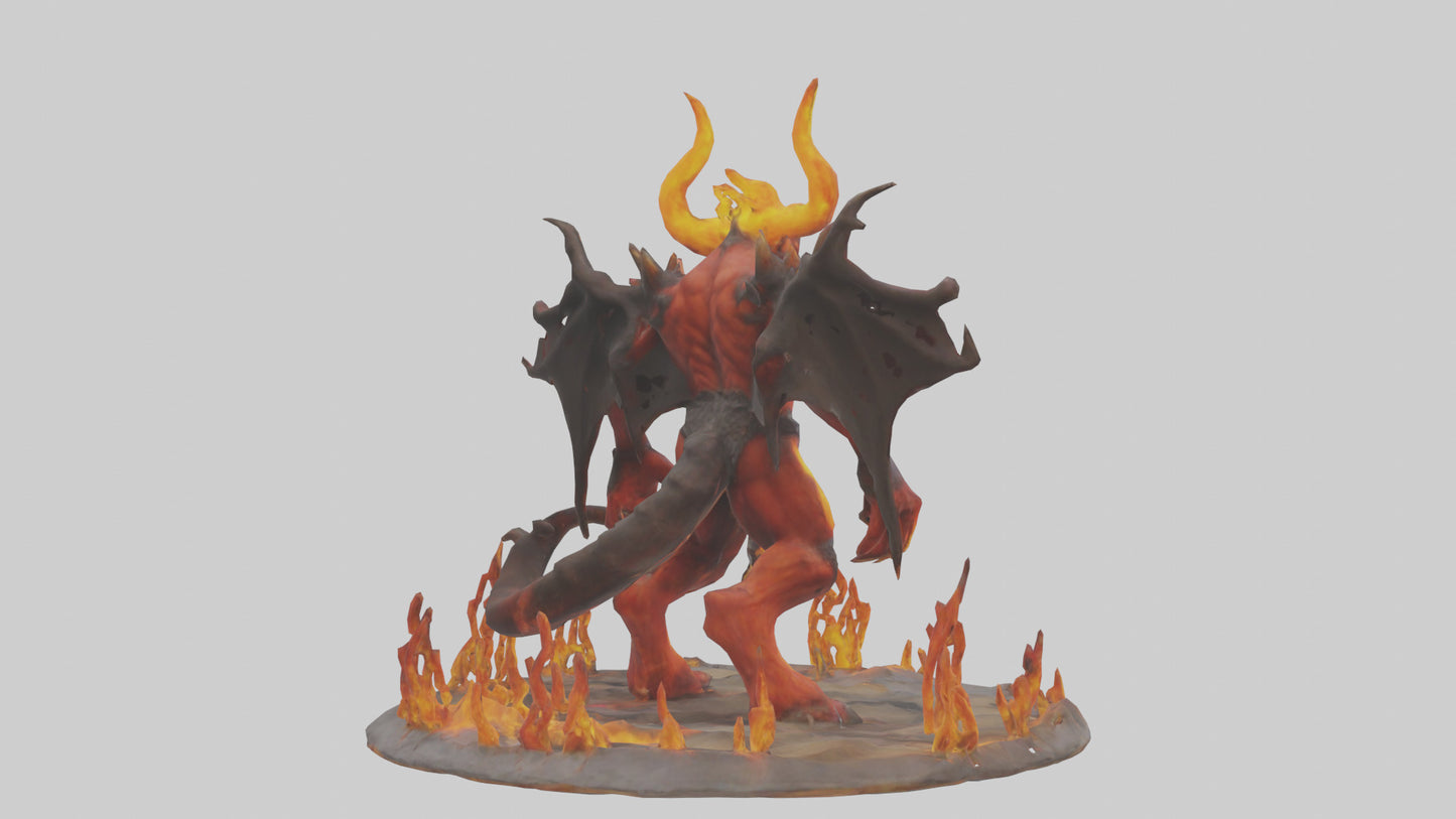 Fire Demon King model 3D model