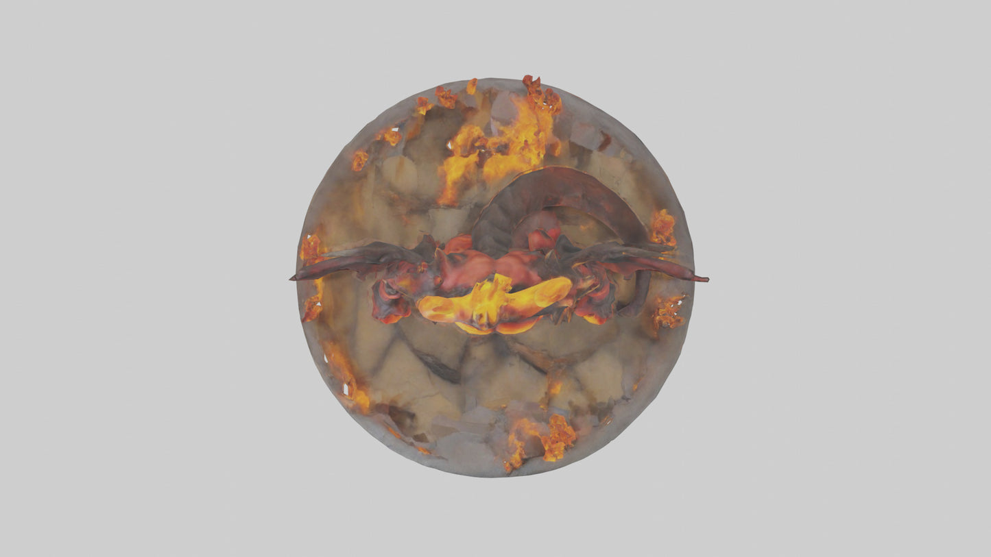 Fire Demon King model 3D model