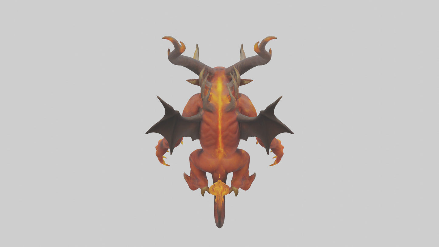 Fire Demon model 3D model