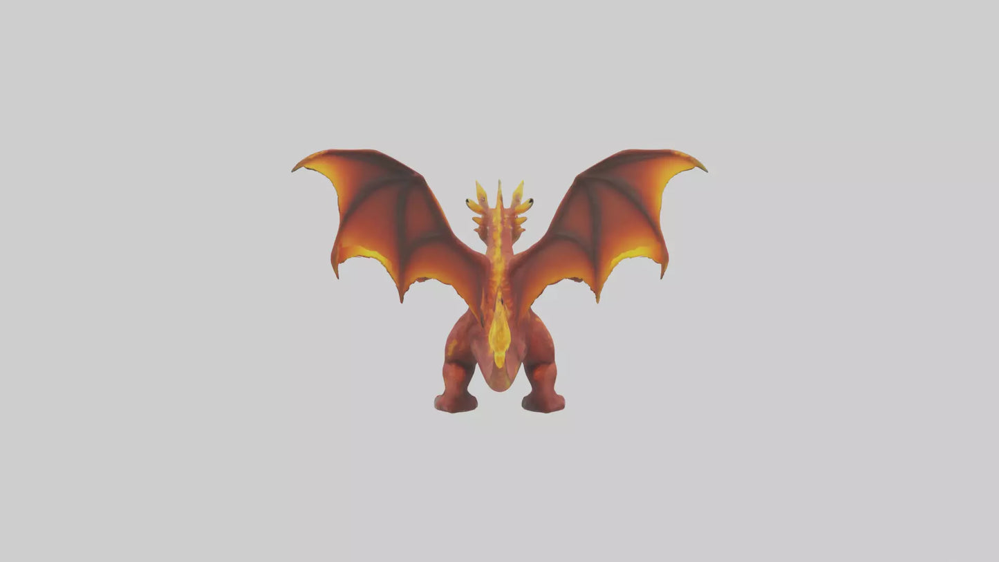 Fire Dragon model 3D model