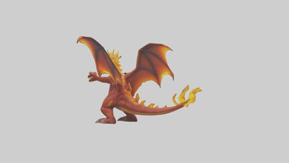 Fire Dragon model 3D model