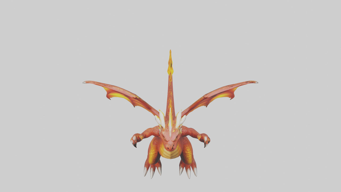 Fire Dragon model 3D model
