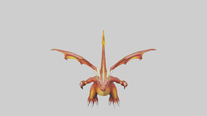 Fire Dragon model 3D model