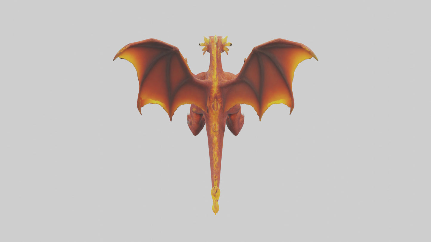 Fire Dragon model 3D model