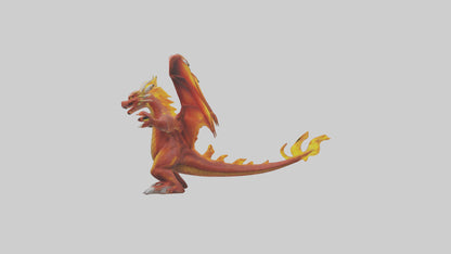 Fire Dragon model 3D model