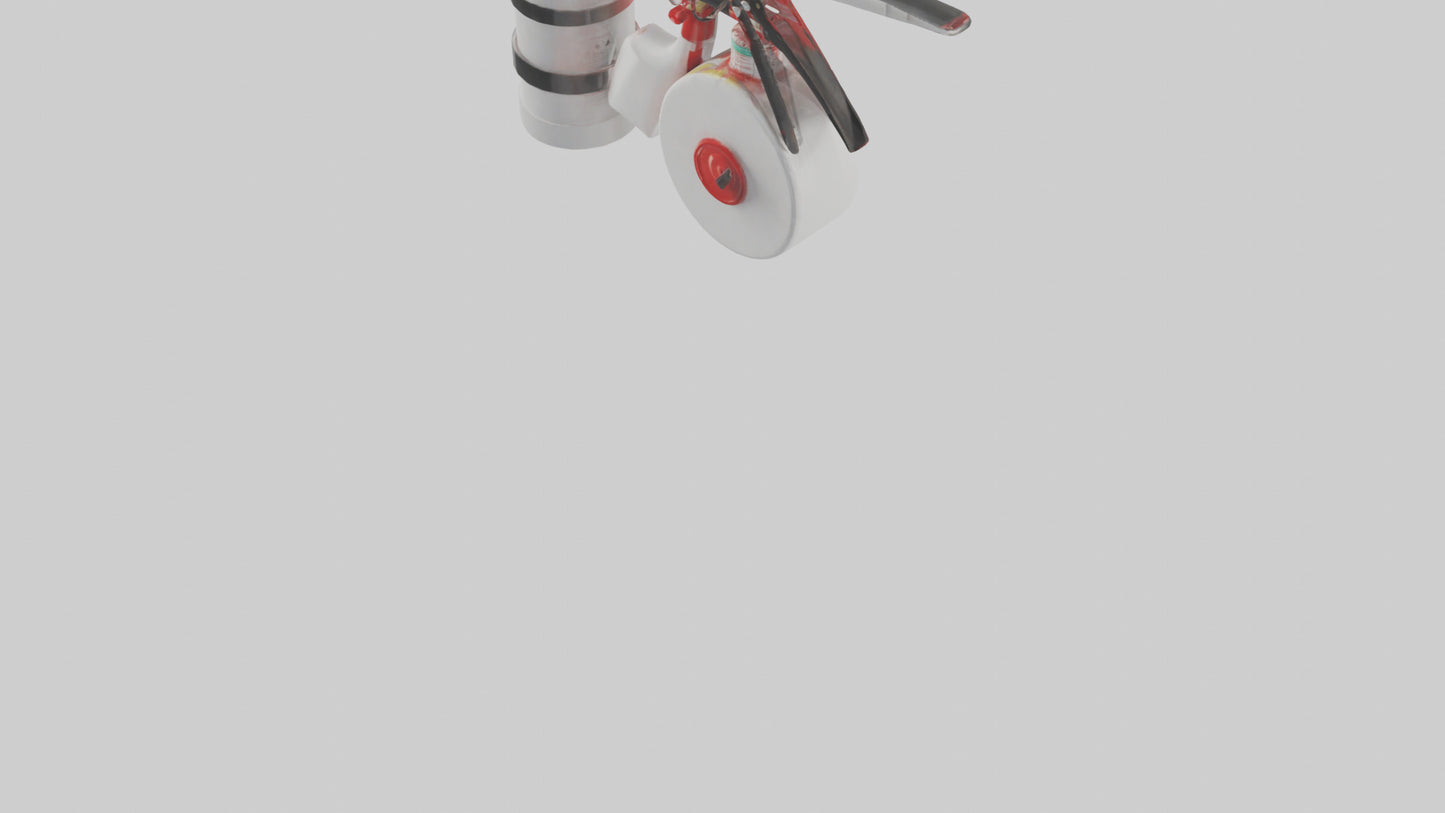 Fire extinguisher model 3D model