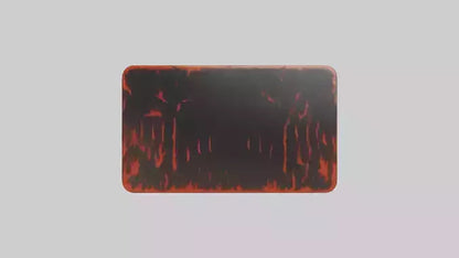 3D model Fire Hazard Area Danger Sign model VR / AR / low-poly