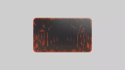 3D model Fire Hazard Area Danger Sign model VR / AR / low-poly