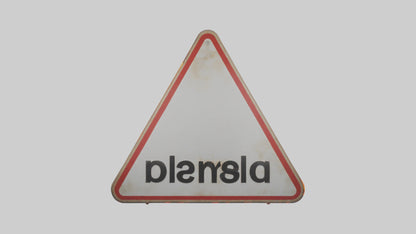 Fire Hazard Warning Sign model 3D model