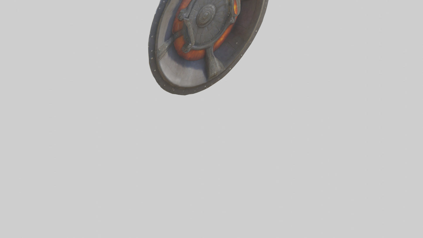 3D model Fire Shield model VR / AR / low-poly