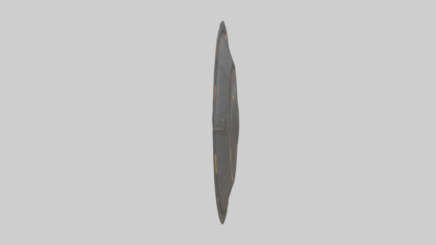 3D model Fire Shield model VR / AR / low-poly