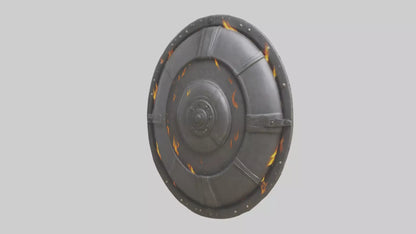 3D model Fire Shield model VR / AR / low-poly
