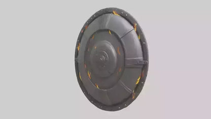 3D model Fire Shield model VR / AR / low-poly