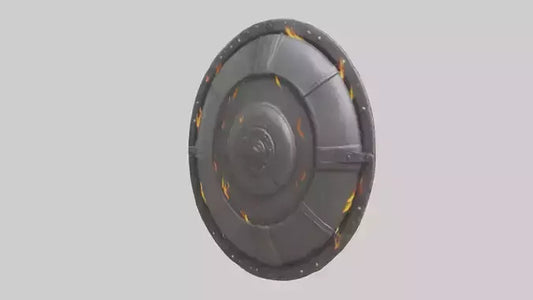 3D model Fire Shield model VR / AR / low-poly