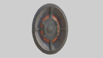3D model Fire Shield model VR / AR / low-poly