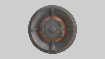 3D model Fire Shield model VR / AR / low-poly