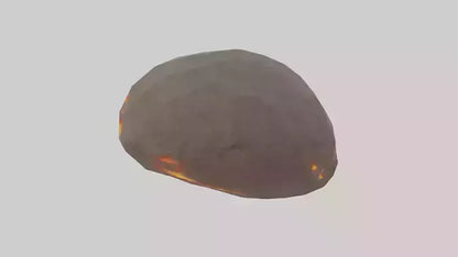 3D model Fire Stone model VR / AR / low-poly
