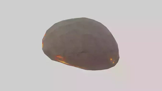 3D model Fire Stone model VR / AR / low-poly