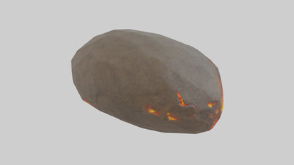 3D model Fire Stone model VR / AR / low-poly