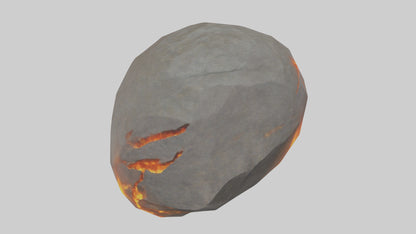 3D model Fire Stone model VR / AR / low-poly
