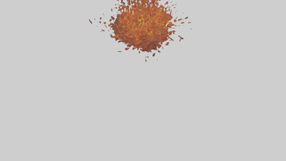 3D model Fireball Spell model VR / AR / low-poly