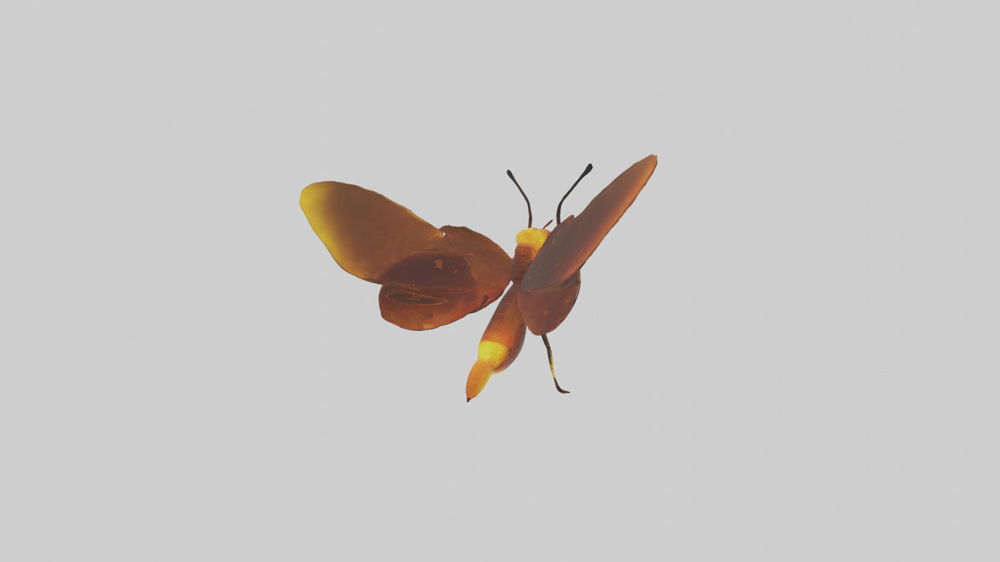 3D model Firefly glowing model VR / AR / low-poly