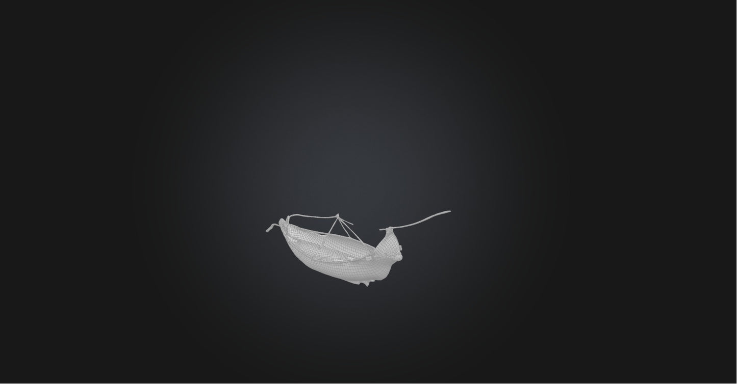 3D model Fishing net VR / AR / low-poly