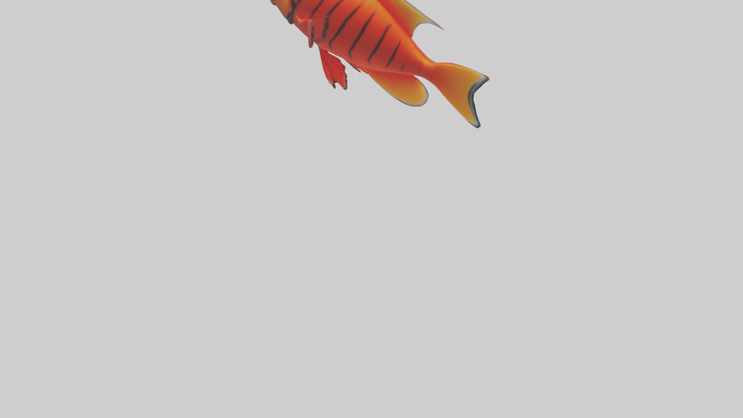 Flag keychain model 3D model