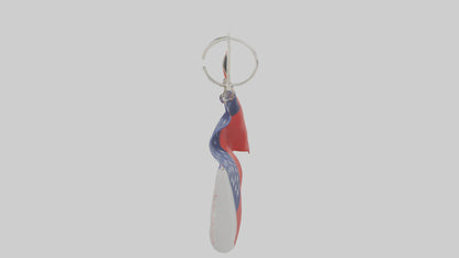 Flag keychain model 3D model