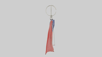 Flag keychain model 3D model