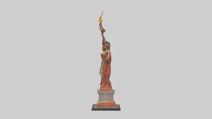 3D model Flame of Liberty statue model VR / AR / low-poly