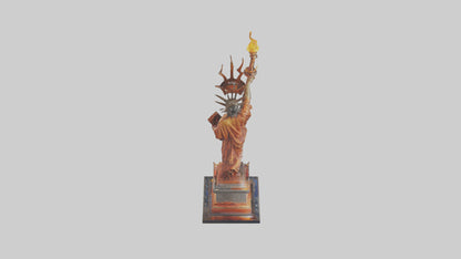 3D model Flame of Liberty statue model VR / AR / low-poly