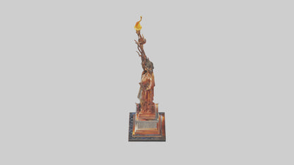 3D model Flame of Liberty statue model VR / AR / low-poly