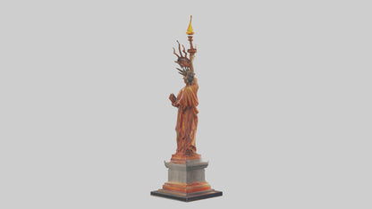 3D model Flame of Liberty statue model VR / AR / low-poly