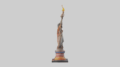 3D model Flame of Liberty statue model VR / AR / low-poly