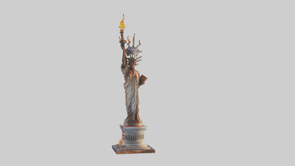 3D model Flame of Liberty statue model VR / AR / low-poly