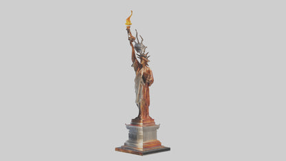 3D model Flame of Liberty statue model VR / AR / low-poly
