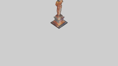3D model Flame of Liberty statue model VR / AR / low-poly