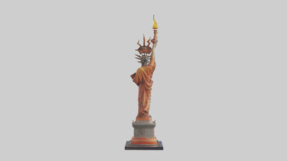 3D model Flame of Liberty statue model VR / AR / low-poly