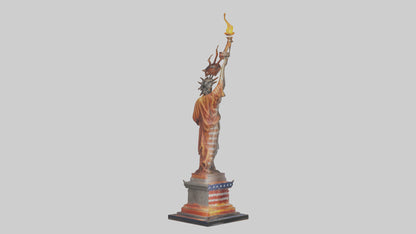 3D model Flame of Liberty statue model VR / AR / low-poly