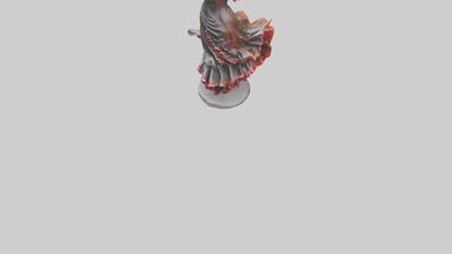 Flamenco Dancer statue model 3D model