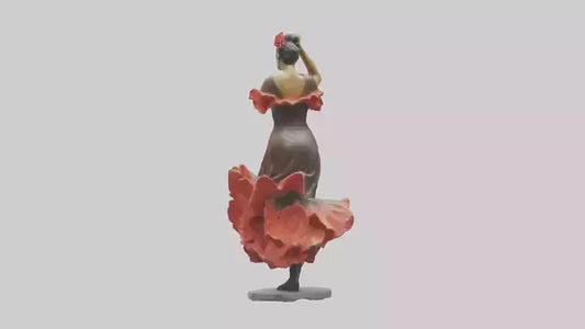 Flamenco Dancer statue model 3D model