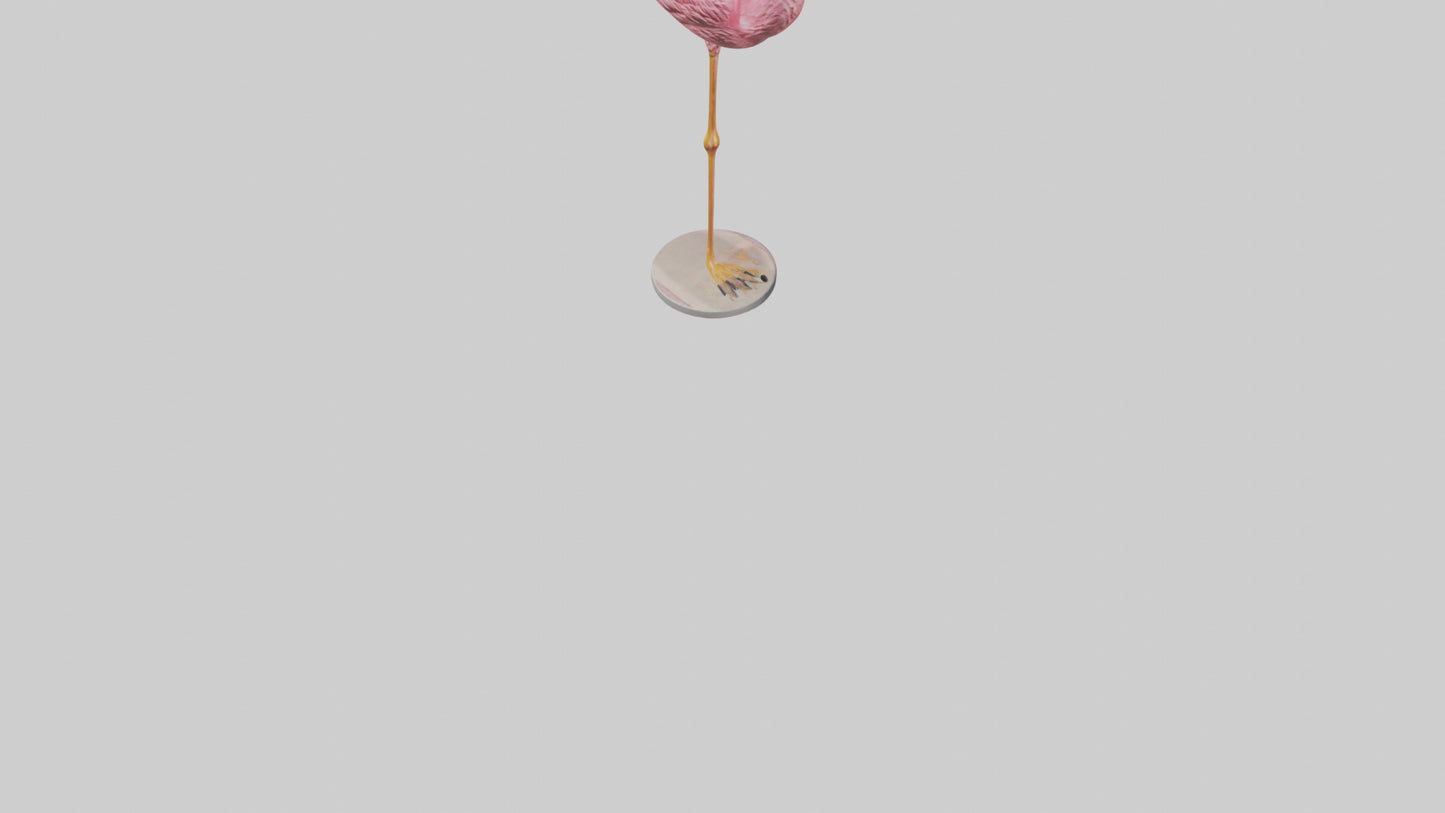 Flamingo statue model 3D model
