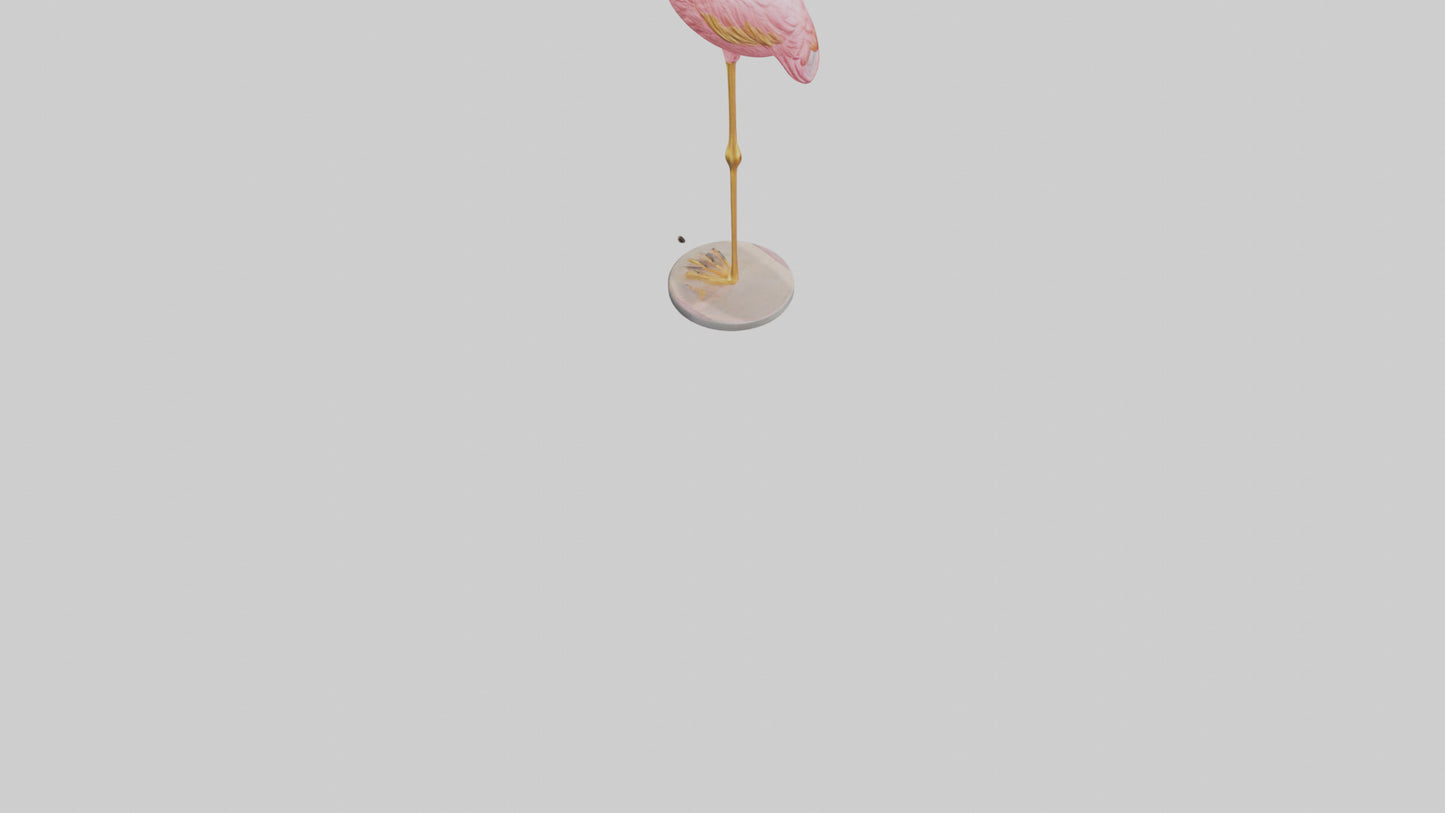 Flamingo statue model 3D model