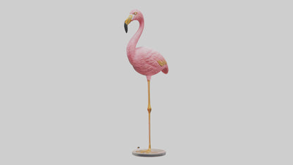 Flamingo statue model 3D model