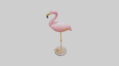 Flamingo statue model 3D model