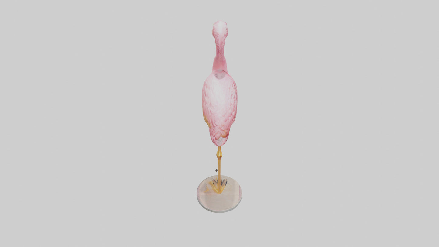 Flamingo statue model 3D model