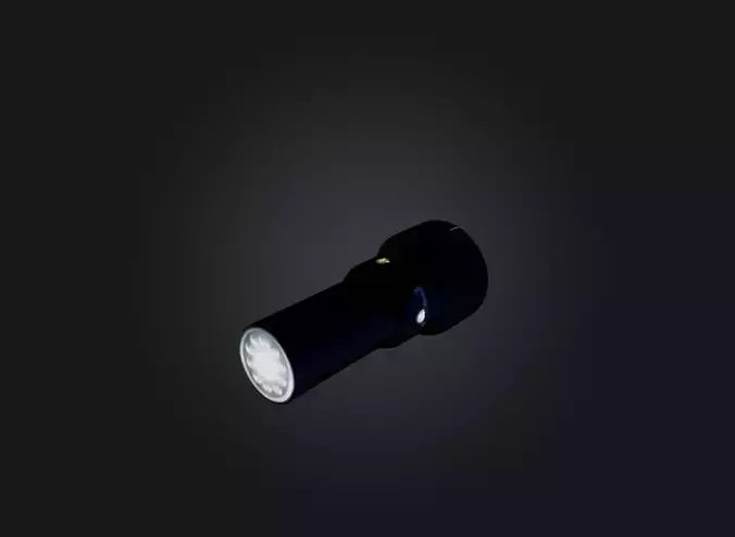 3D model flashlight VR / AR / low-poly